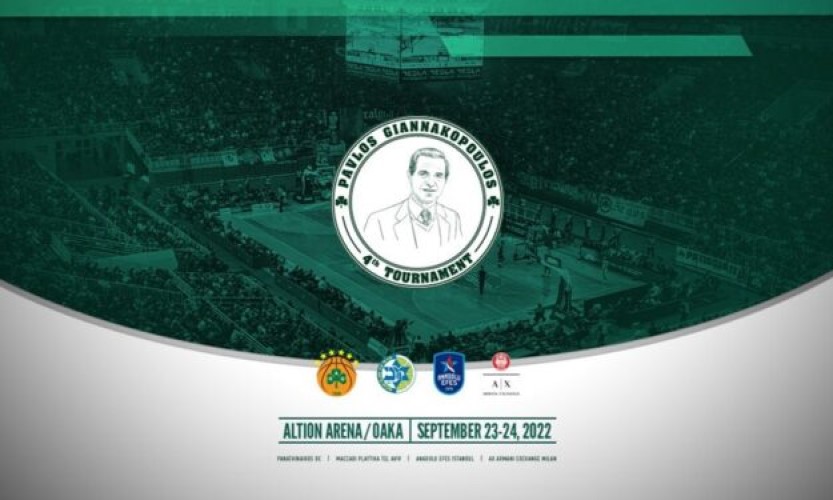 Anadolu Efes, Yeni Sezon Hazırlıkları Kapsamında Pavlos Giannakopoulos Turnuvasında Sahne Alacak