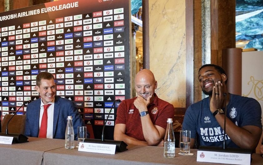 AS Monaco’da Koç Sasa Obradovic ve Jordon Lloyd Yeni Sezon Öncesi Açıklamalarda Bulundu