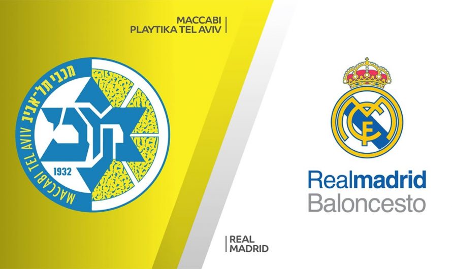 Euroleague 34. Hafta: Maccabi Tel Aviv – Real Madrid Önizleme