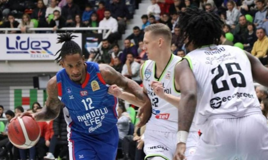 Anadolu Efes, Denizli Deplasmanında Rahat Kazandı