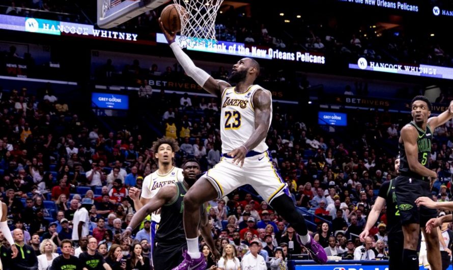 Lakers, Pelicans Deplasmanında Farklı Kazandı (Lebron bir kez daha tarihe geçti)