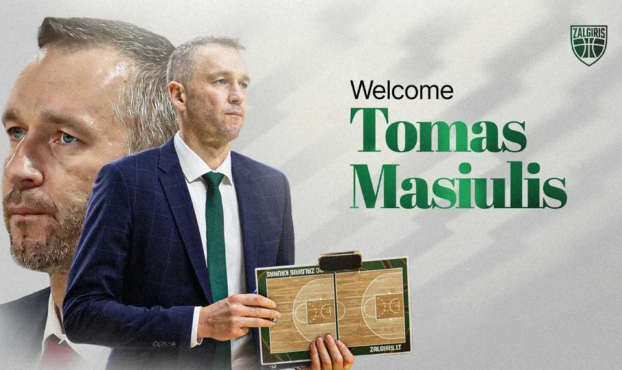 RESMİ: Zalgiris’in Yeni Koçu Saras’ın Yardımcısı Masiulis Oldu