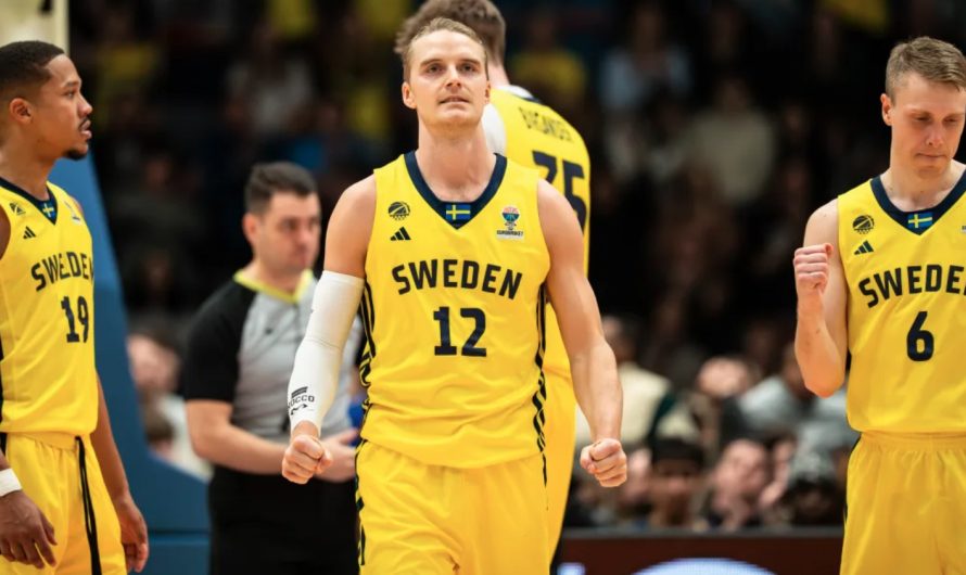 Eurobasket: İsveç, 12 Kişilik Turnuva Kadrosunu Açıkladı