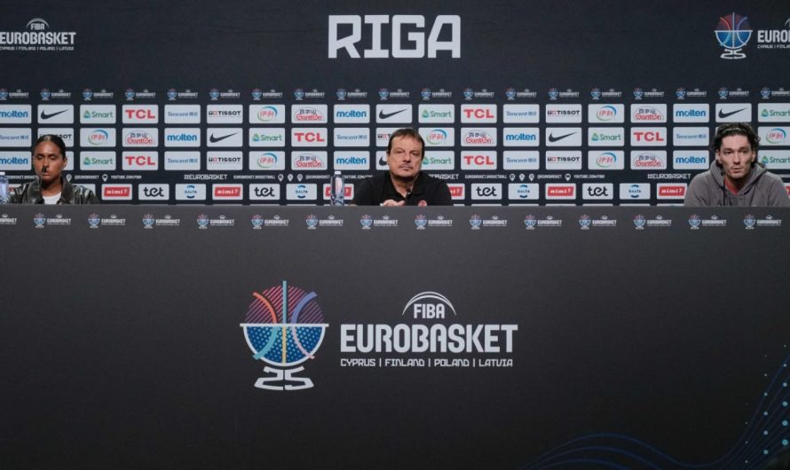 Eurobasket 2025 Finali Öncesi Koçlar ve Kaptanlar Basının Karşısındaydı